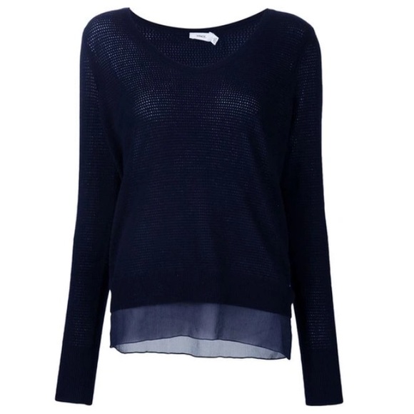 Vince Knitted Cashmere + Silk Sweater - Picture 11 of 11